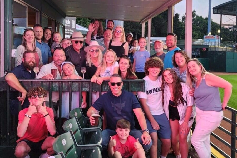 Conductor attends Red Wings game